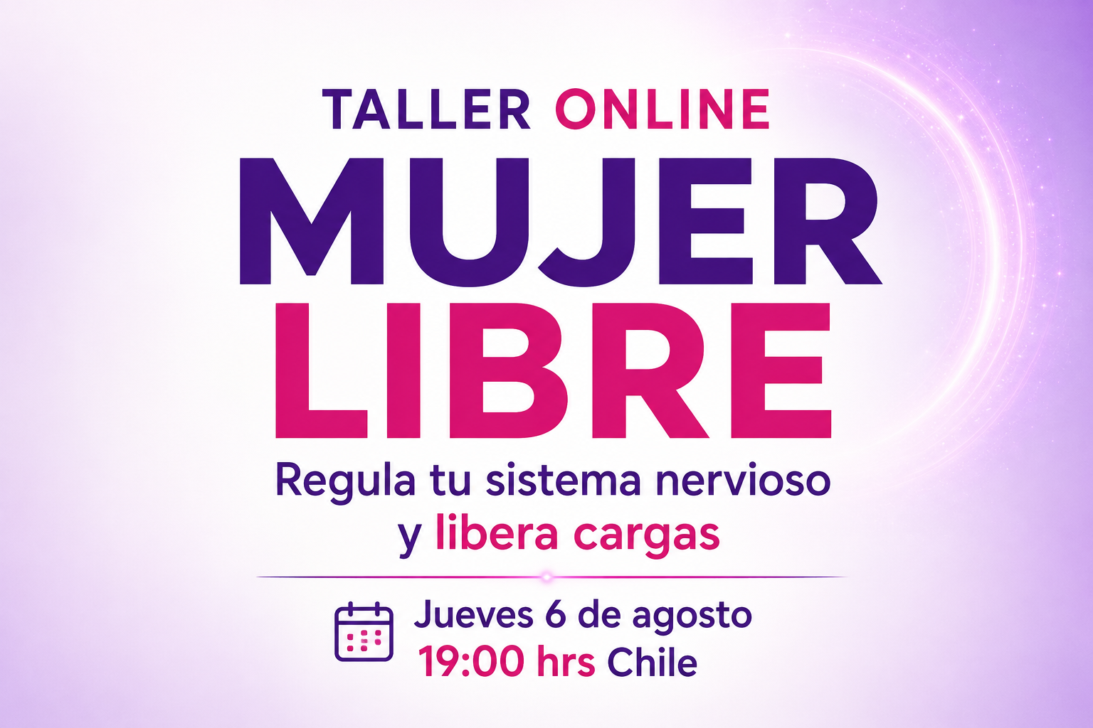 Taller online MUJER LIBRE